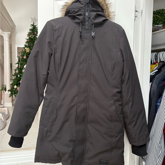 TNA Charcoal Jacket with Faux Fur Collar - Picture 2 of 4